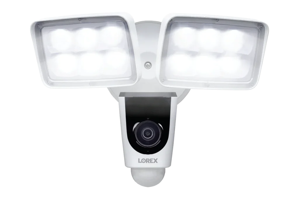 Full HD Resolution Smart Deterrence IR Night Vision Two-Way Audio 16:9 Aspect Ratio IP65Outdoor Weatherproof Rating Built-in 32GB Storage